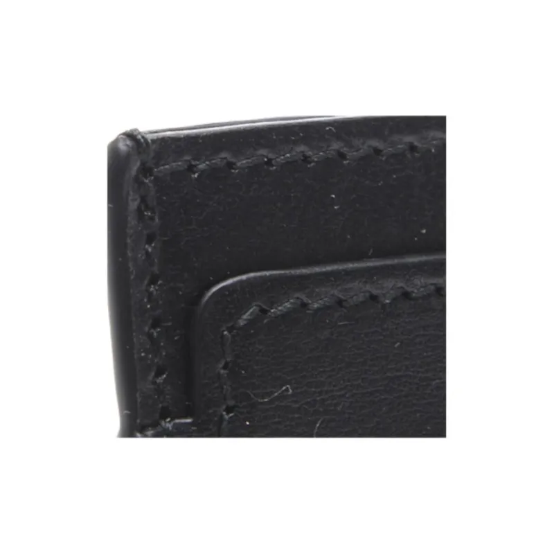 Alexander McQueen Cow Leather Card Holder Card Holder Women's Black-5
