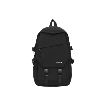 SUN EARTH &U Nylon Backpack Regular Unisex Black