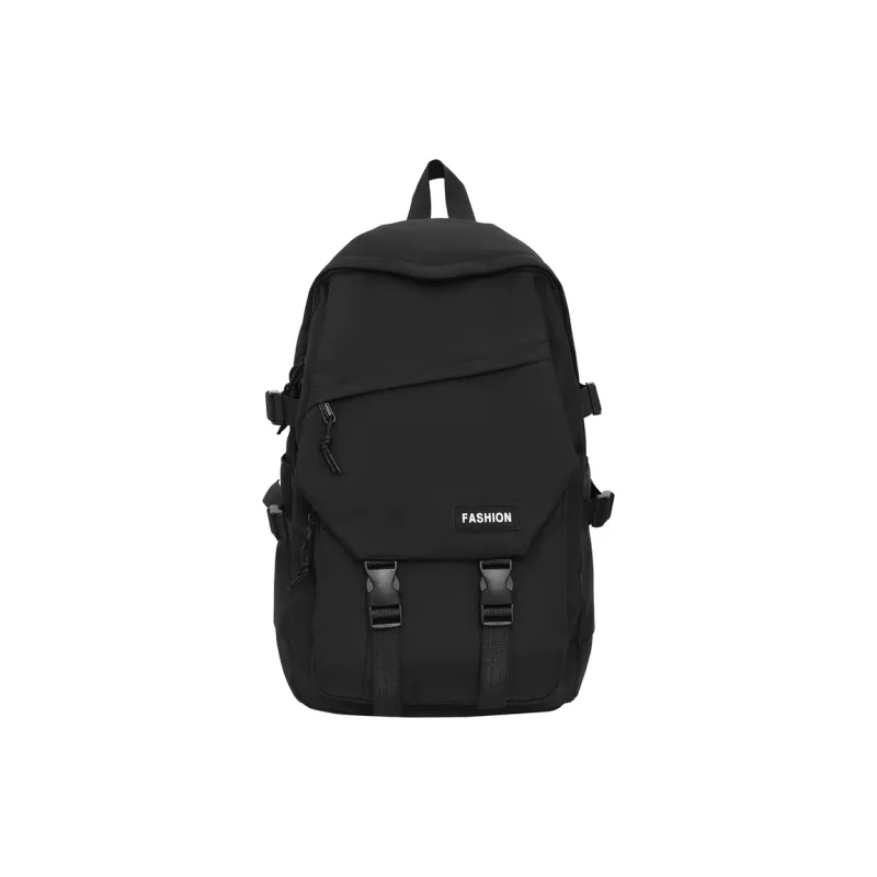 SUN EARTH &U Nylon Backpack Regular Unisex Black-0