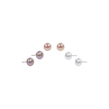 Ancient Jewelry Pearl Stud Earrings Women's