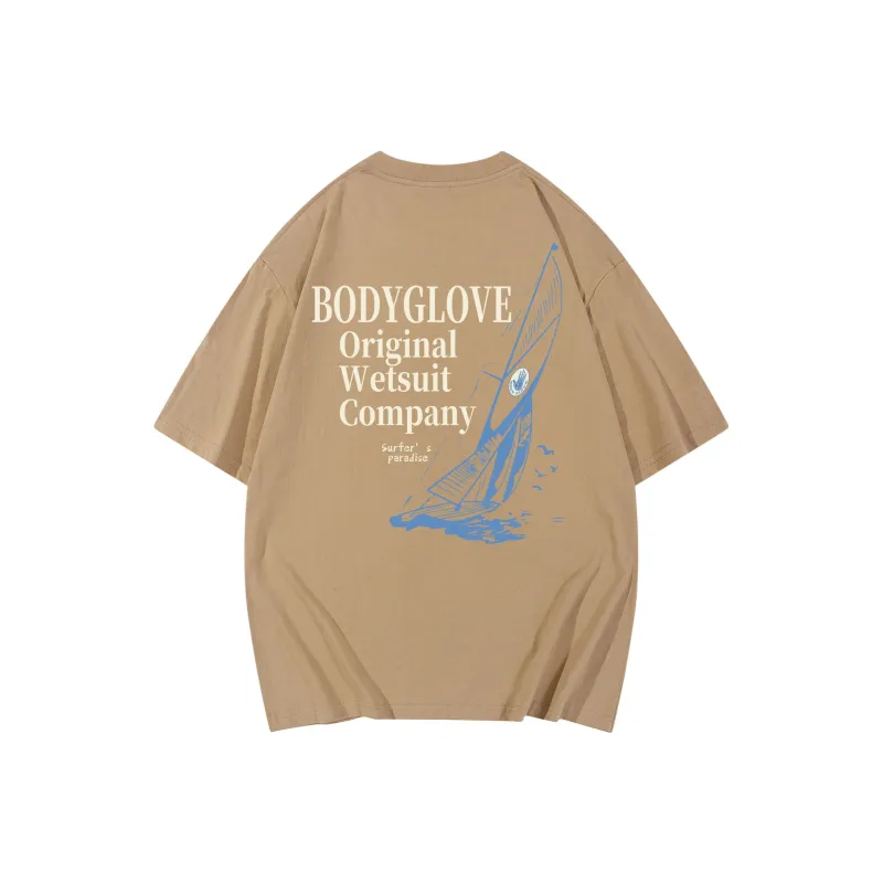 BODY GLOVE Drop Shoulder Sleeve T Shirt Unisex-24