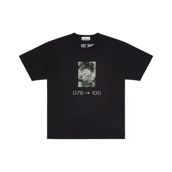 STONE ISLAND T Shirt Unisex Black