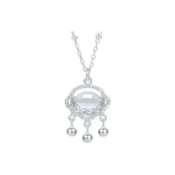 Century Edge Jewelry Glass Cat Eye Jade Necklaces Women's