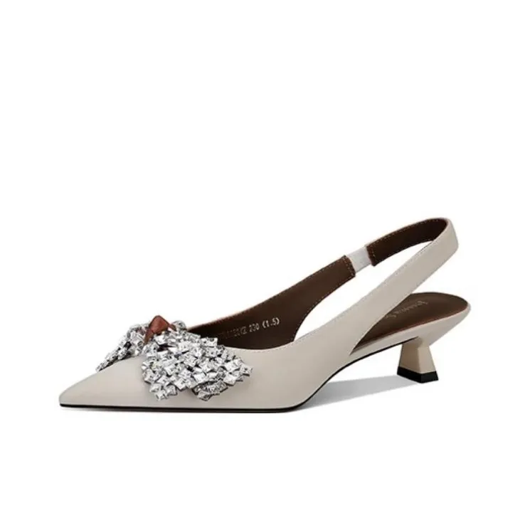 JESSICA SOPHIA Chunky Heel High Heels 3.5cm Women's-0