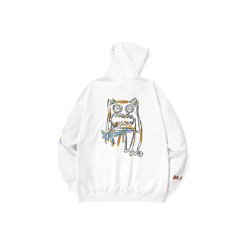 Bt Hooded Loose Fit Sweatshirt Unisex-3