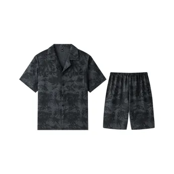 Gongdie Pajama Set Men's Dark Gray
