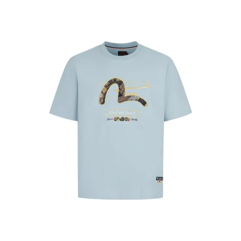EVISU Brocade Seagull T shirt-3