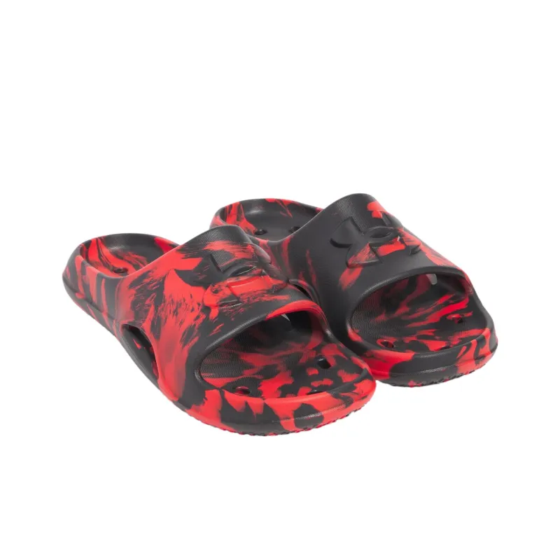 Under Armour Slip Resistant Slide Slippers Men's Red-2