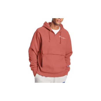 Champion Hooded Regular Sweatshirt Men's Pink