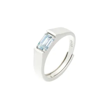 AIDAQIAN S925 Silver Ring Open And Adjustable Unisex