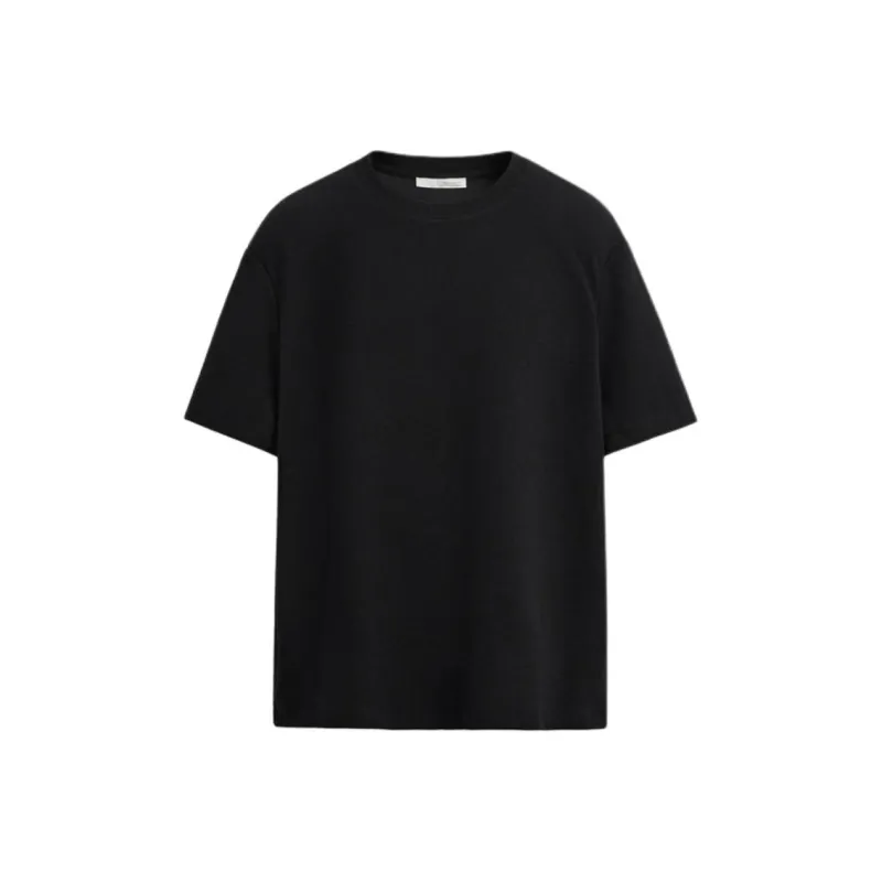 ZARA T Shirts Men Sea Blue-0