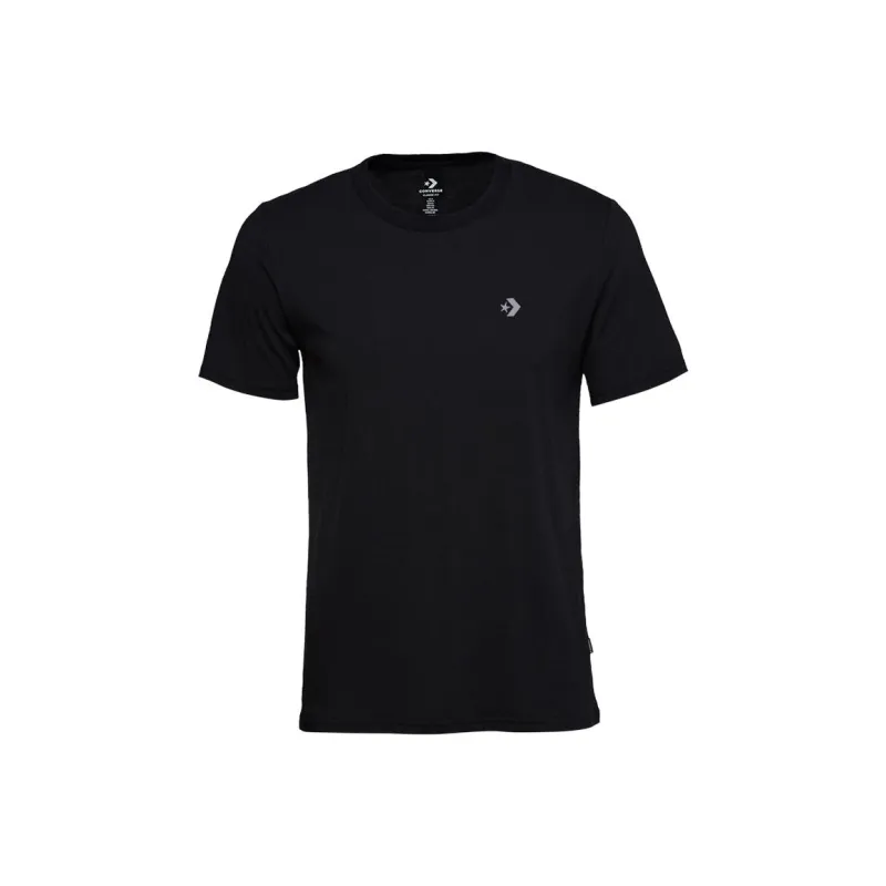 Converse Star Chevron EMB T Shirt Men's Black-0