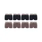 8 Pack (Black 4+Coffee 4)