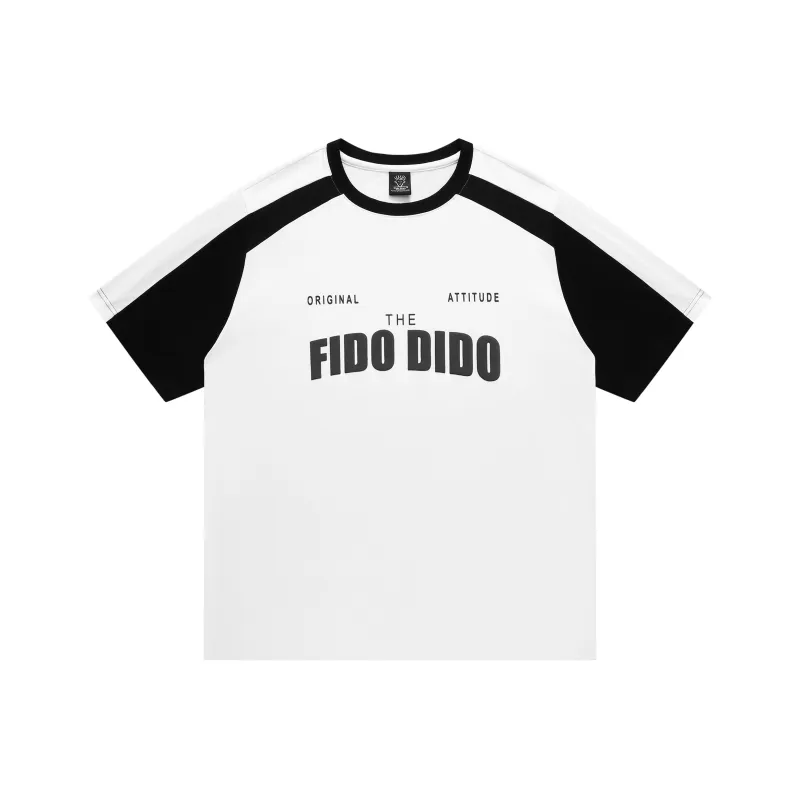 FIDO DIDO Short Sleeved T Shirts Unisex-11
