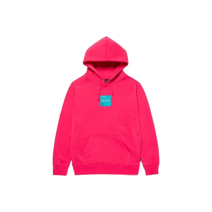 HUF Hooded Loose Fit Regular Sweatshirt Unisex Red-0