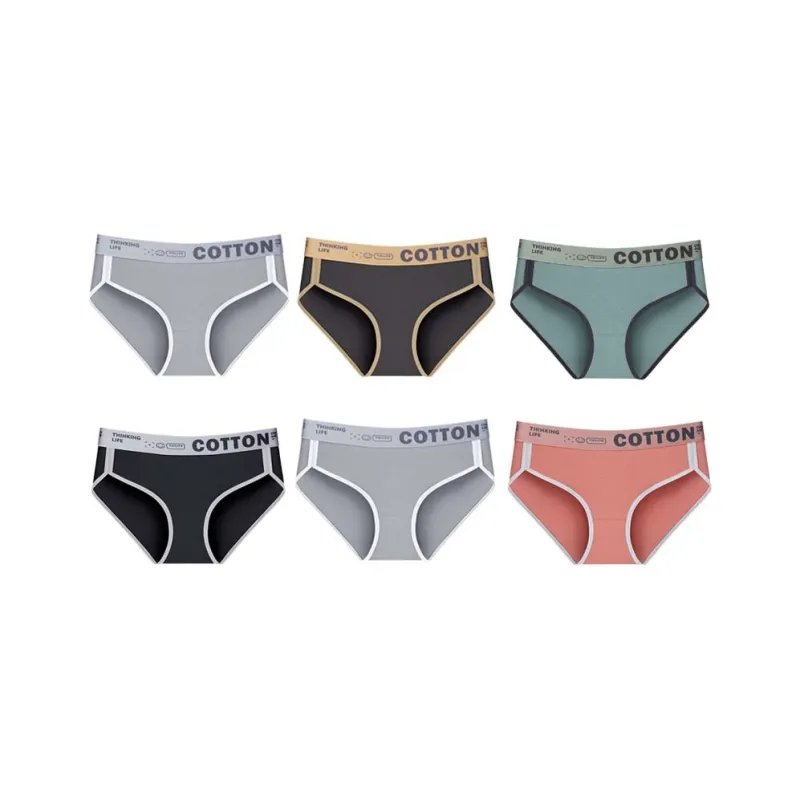 Cotton Gene Underpants Women's 6 Pack-12