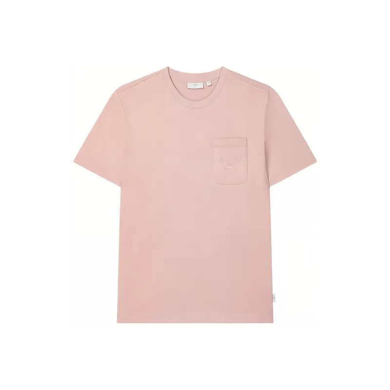 FILA FILA MILANO Italian Luxury Sports Collection T Shirt Men's Nude Pink-0