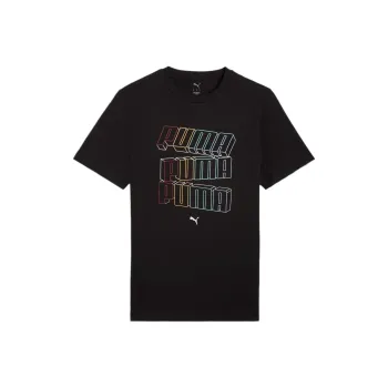 PUMA Camiseta Con Logotipo De Ess Apilado Para Hombre