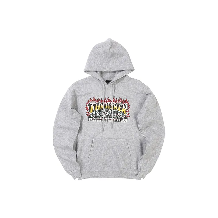 Thrasher Sweatshirts Unisex Gray-0