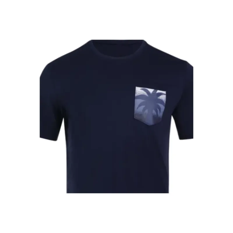 DECATHLON NH500 T Shirt Men's Dark Navy Blue-2