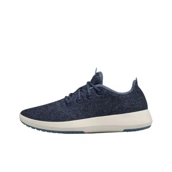 Allbirds Wool Runner Mizzles Abrasion Resistant Low Top Running Shoes Women's Wilderness Star Blue