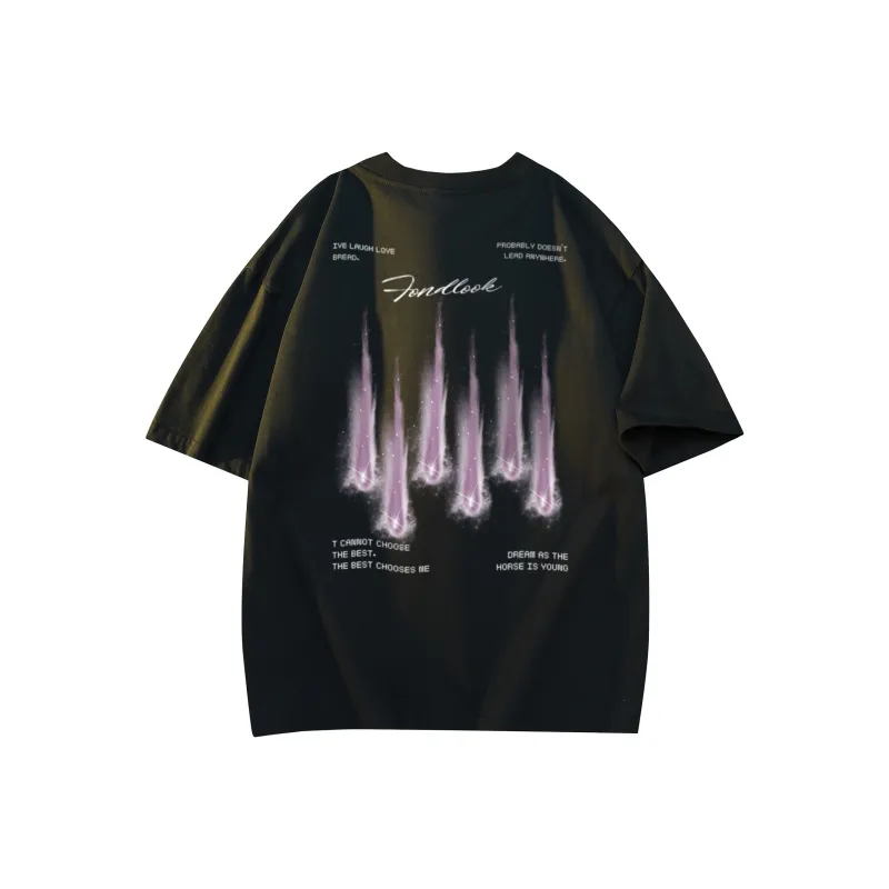 FONDLOOK T Shirt Unisex Upgraded Creamy Apricot-0