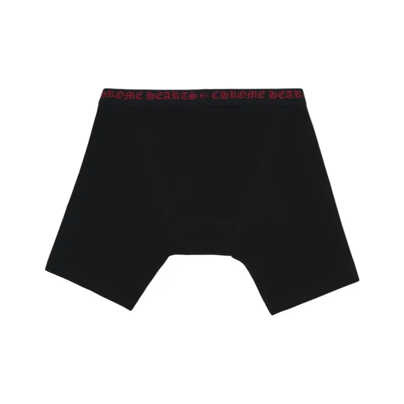Chrome Hearts Long Boxer Brief Black/Red-1