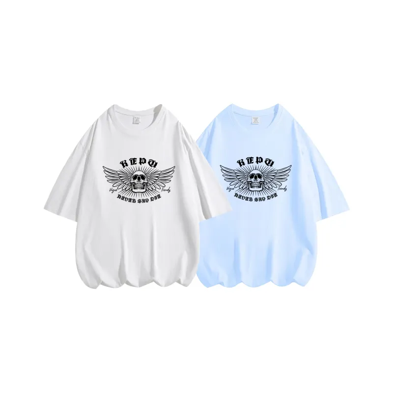 Kepu T Shirt Unisex 2 Pack 2 Pack White+White-7