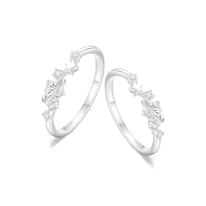 FANFRI 999 Fine Silver Rings Unisex-7
