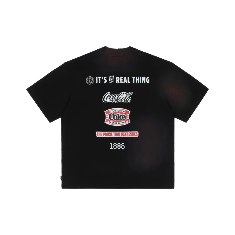 Coca Cola T Shirts Unisex Black-0