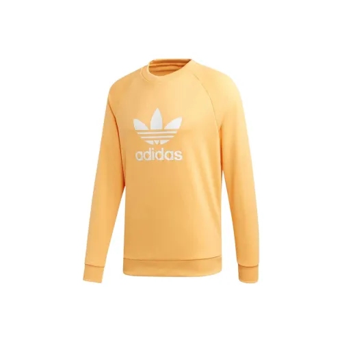 Adidas Originals Sweatshirts Men Bright Orange