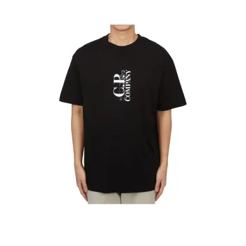 C.P.Company Logo print T shirt