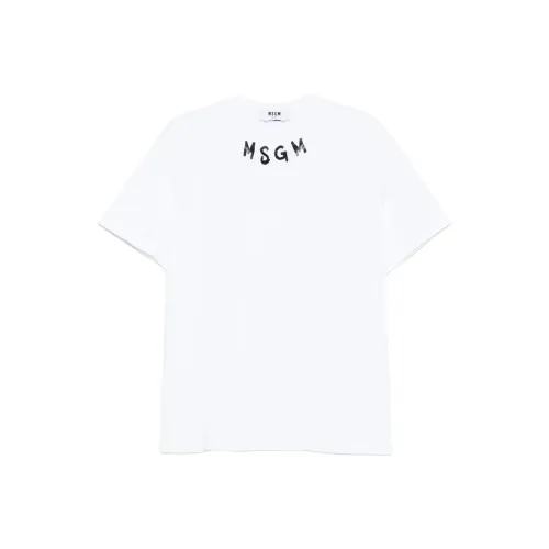 MSGM Tie Dyed Crewneck T Shirt