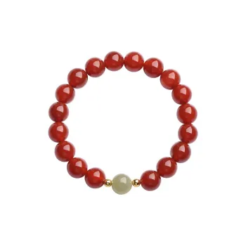 Cloudy Sky Agate Bracelets Women's