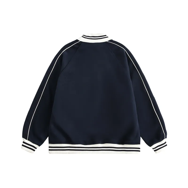VS WHAT Jacket Unisex Navy Blue-1