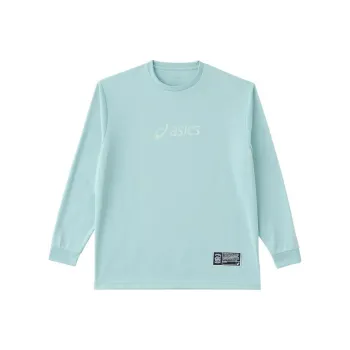 Asics T Shirts Unisex Cyan