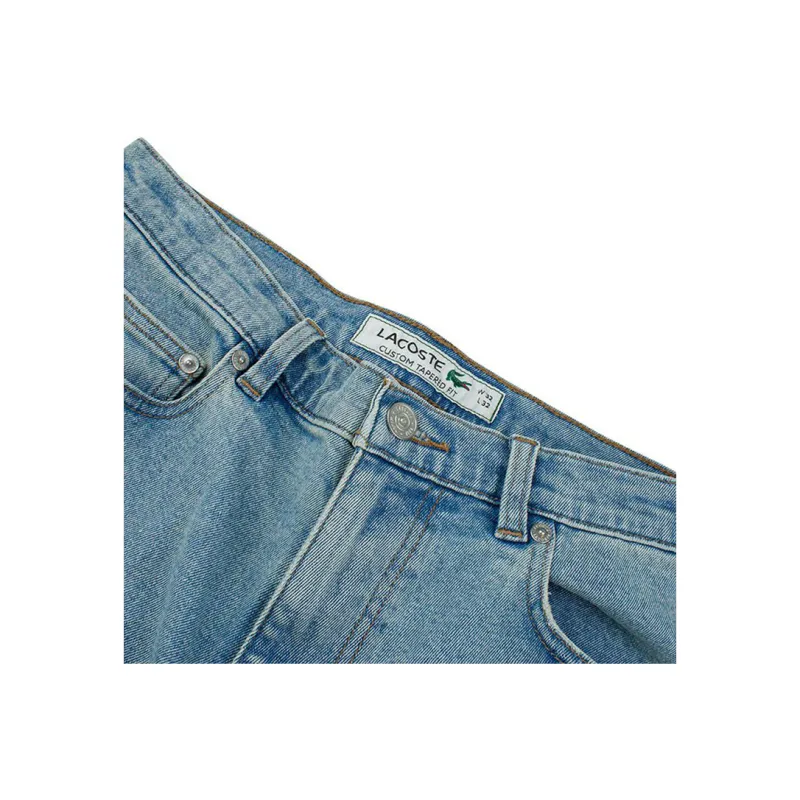 LACOSTE Straight Jeans Men's Blue-6
