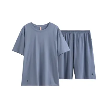 FENTENG Pajama Set Men's Gentleman Blue