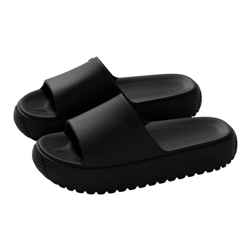 Warm Edge Platform Slippers Summer Home Indoor Minimalist Style Slippers For Students And Dormitory Use-4