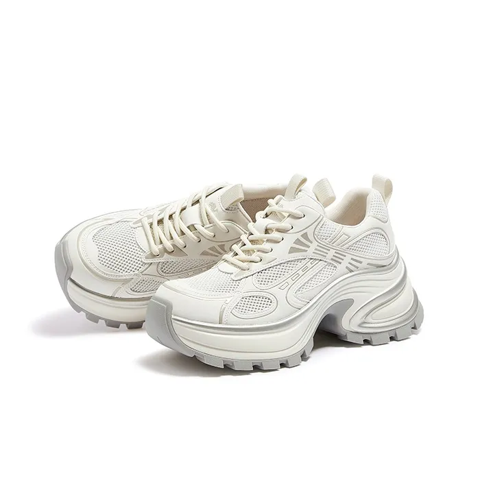 CAMEL Non slip Breathable And Wear resistant Low Top Chunky Sneakers Women's-17