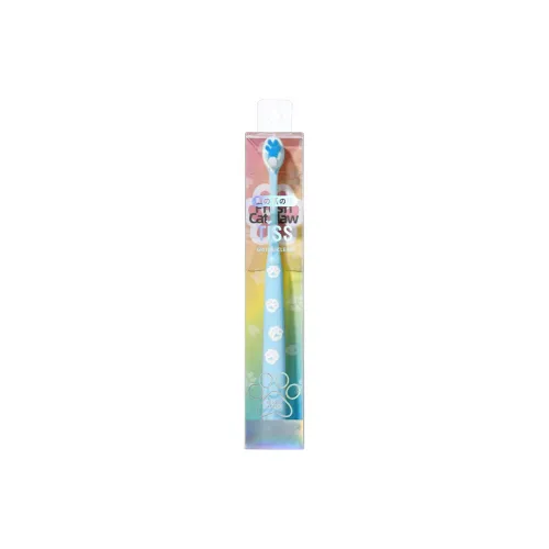 CHENKE Soft Fur Cute Cat Paws Toothbrushes 1 Pack