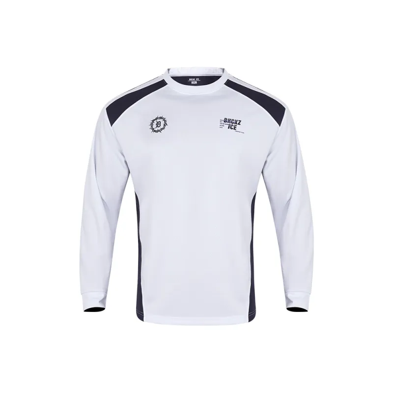 BKCXZICE Long Sleeved T Shirts Men's White-0