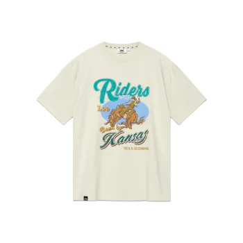 Lee T Shirts Men Beige