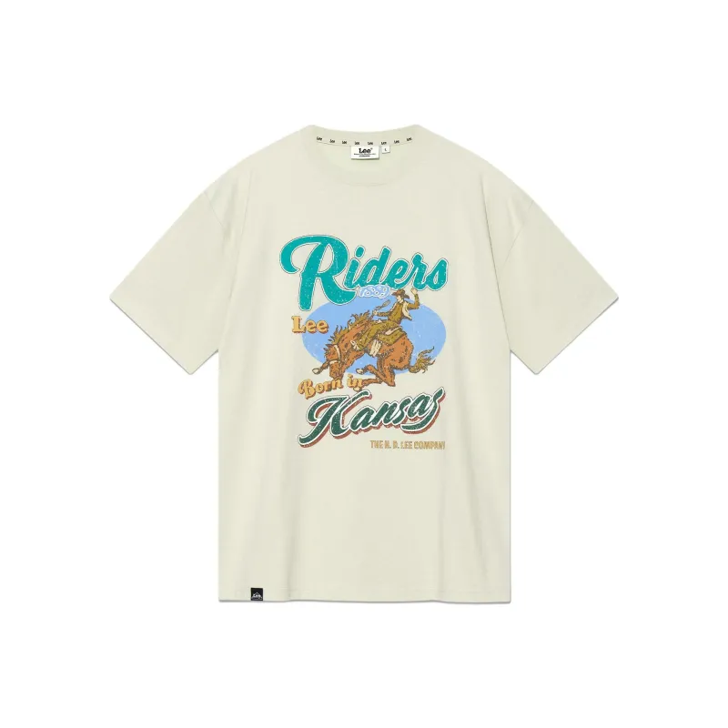 Lee T Shirts Men Beige-0