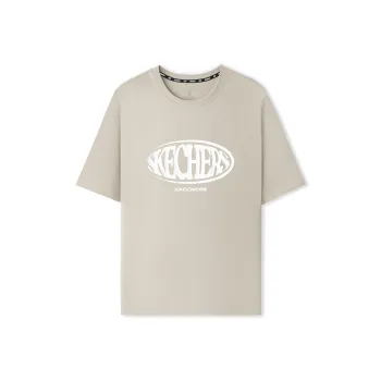 Skechers Sports Life Collection T Shirt Unisex Light Brown