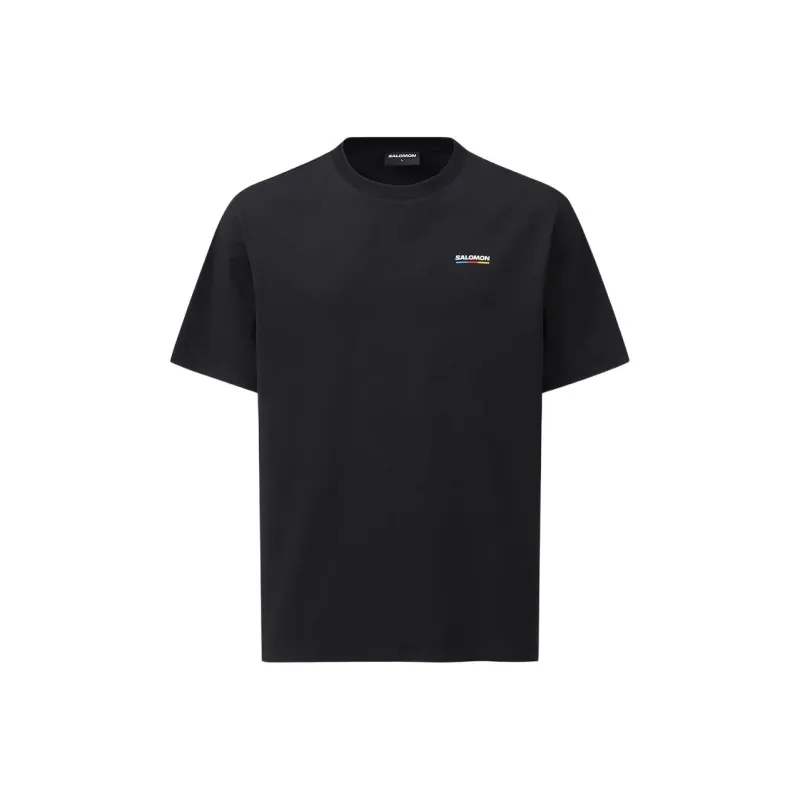 SALOMON T Shirts Unisex Black-0