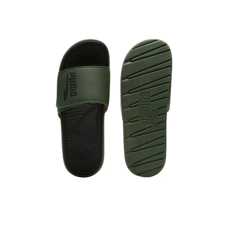 PUMA Cool Cat 2.0 Slide Slippers Men's Green-3