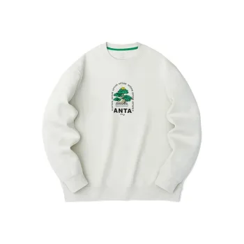 ANTA Sports Life Collection Sweatshirts Unisex Dusty Pumice Gray