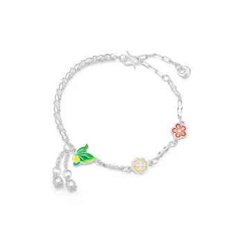 LAOYINFANG 999 Fine Silver Bracelets Women's