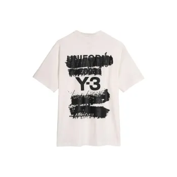 Y 3 Free Shipping With AdiClub Y 3 Graphic Short Sleeve Tee